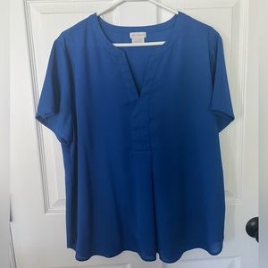 Blue Van Heusen Top NWOT